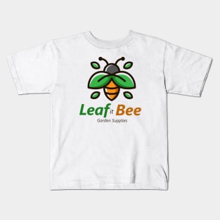 Leaf it Bee Logo Kids T-Shirt